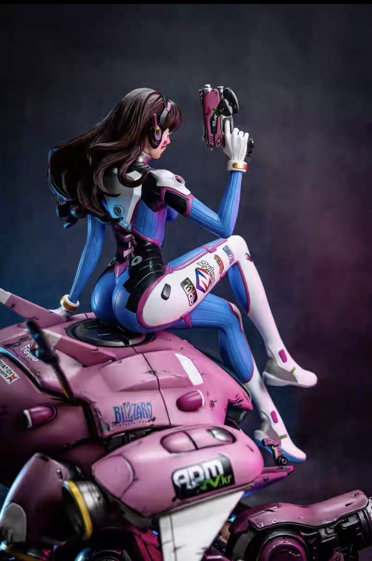 Model Kinetic Energy Studio overwatch D.va Resin Statue