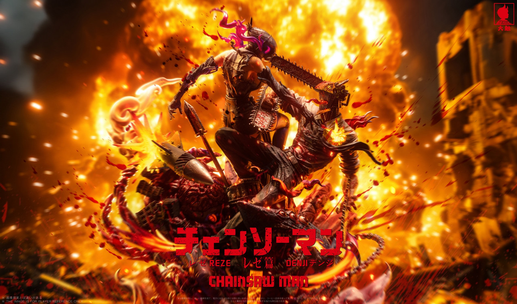 *Pre-order * Bigfeeler Studio Chainsaw Man Denji＆Reze Resin Statue