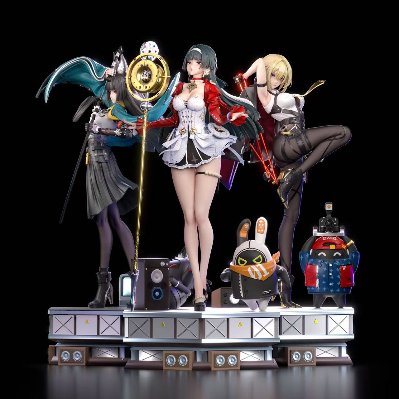 *Pre-order * Hajimi Studio Zenless Zone Zero Hoshimi Astra Yao X Hoshimi Miyabi X Evelyn Chevalier Resin Statue