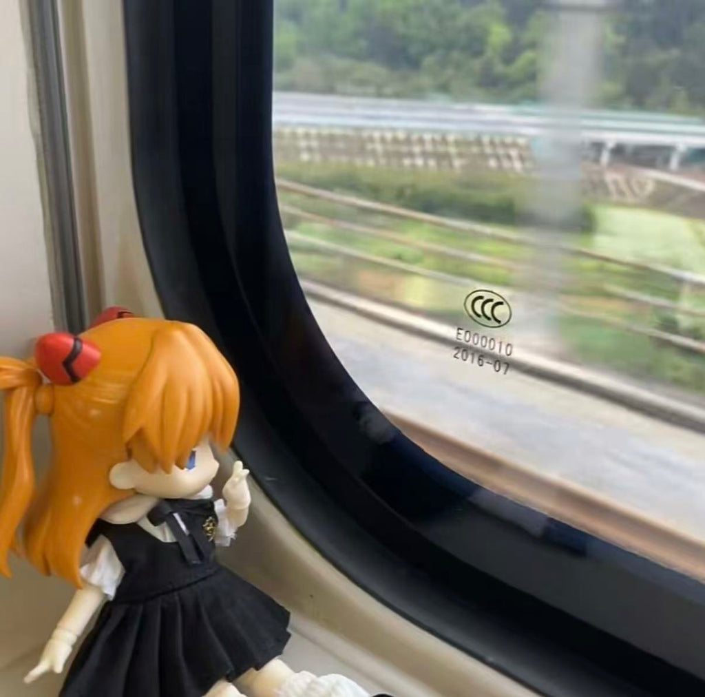 Evangelion 1/12 Ayanami Rei＆Asuka Langley action bjd dolls