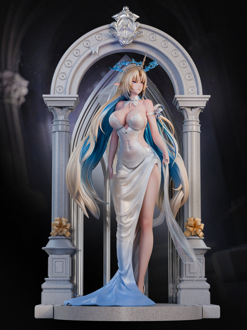 *Pre-order * Hyperion Studio Wuthering Waves Wedding Dress Fleurdelys Resin Statue