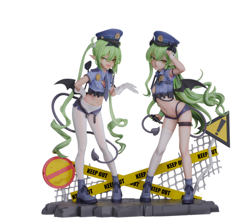 *In-Stock* Miwu Studio Blue Archive Tachibana Nozomi & Hikari Resin Statue
