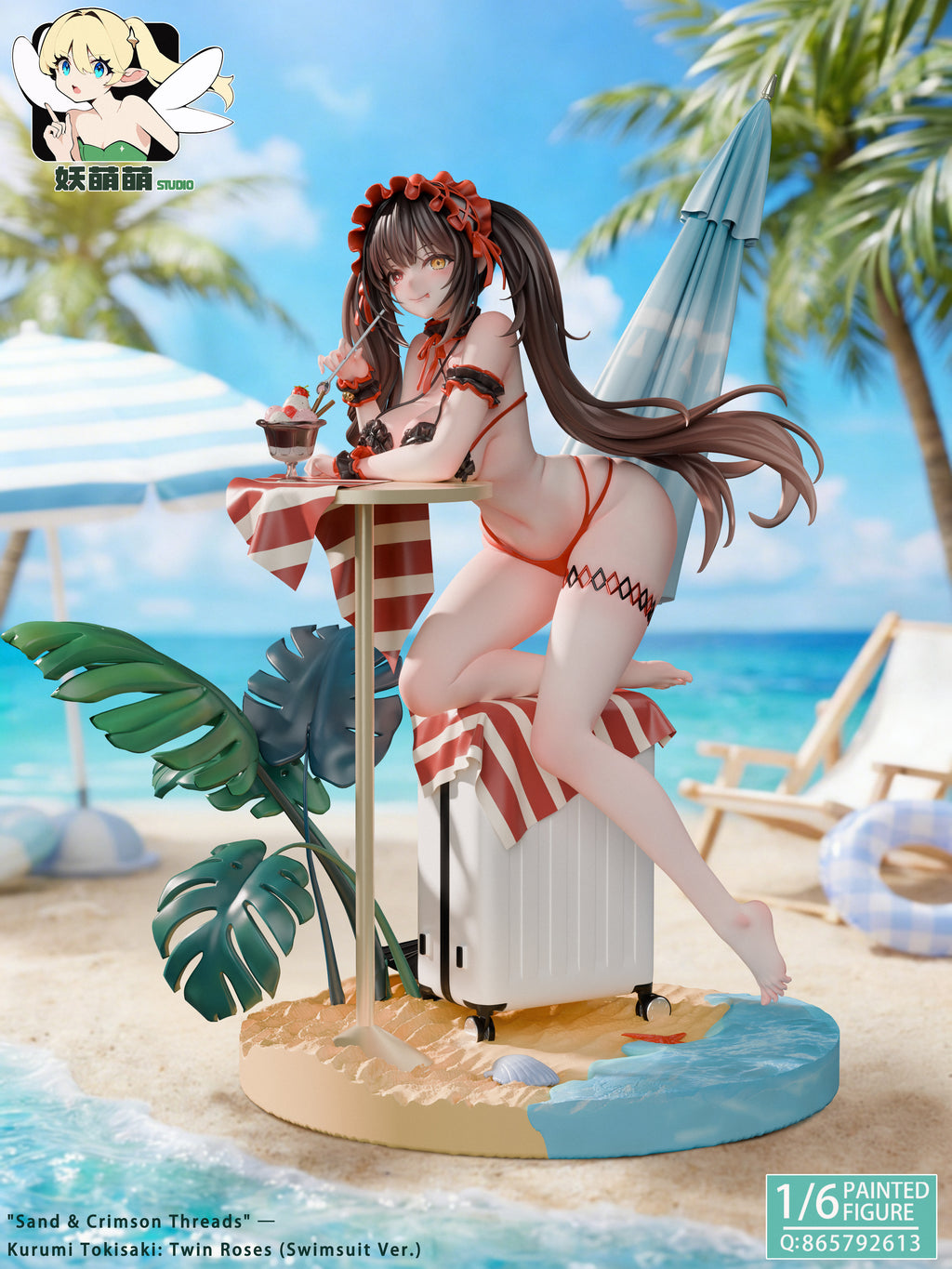 *Pre-order * Yaomengmeng Studio Date A Live bikini Kurumi Tokisaki Resin Statue