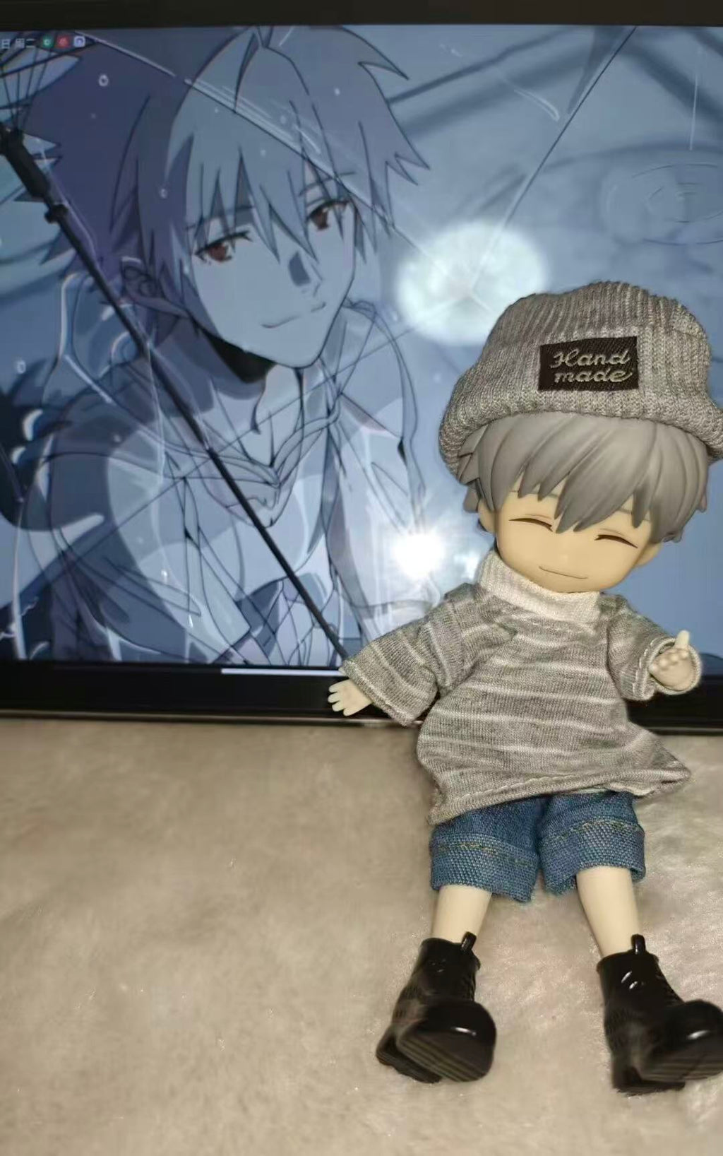 Evangelion 1/12 Nagisa Kaworu&Ikari Shinji action bjd dolls