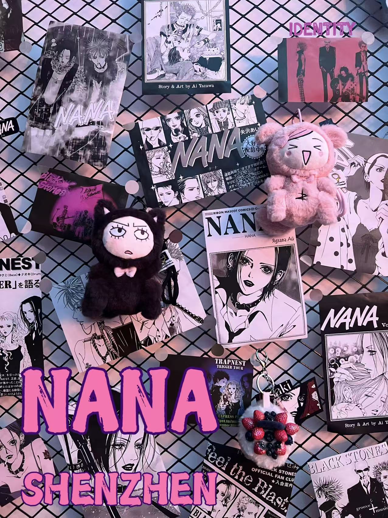 Puppy&kitty NANA blackstone cake plushies