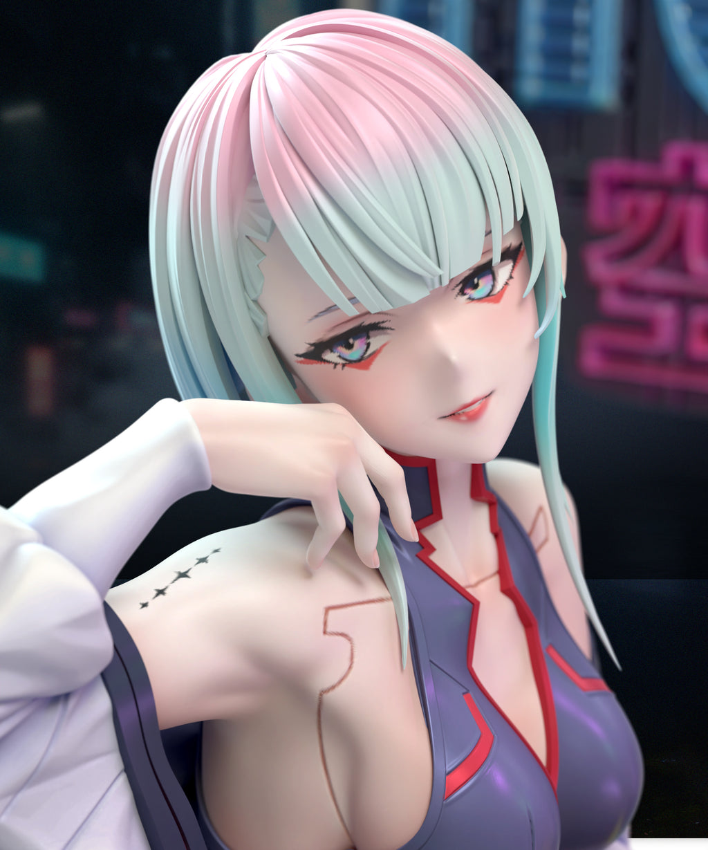 *Pre-Order* QIAN Ben Ying Studio Cyberpunk: Edgerunners Lucyna Kushinada Resin Statue