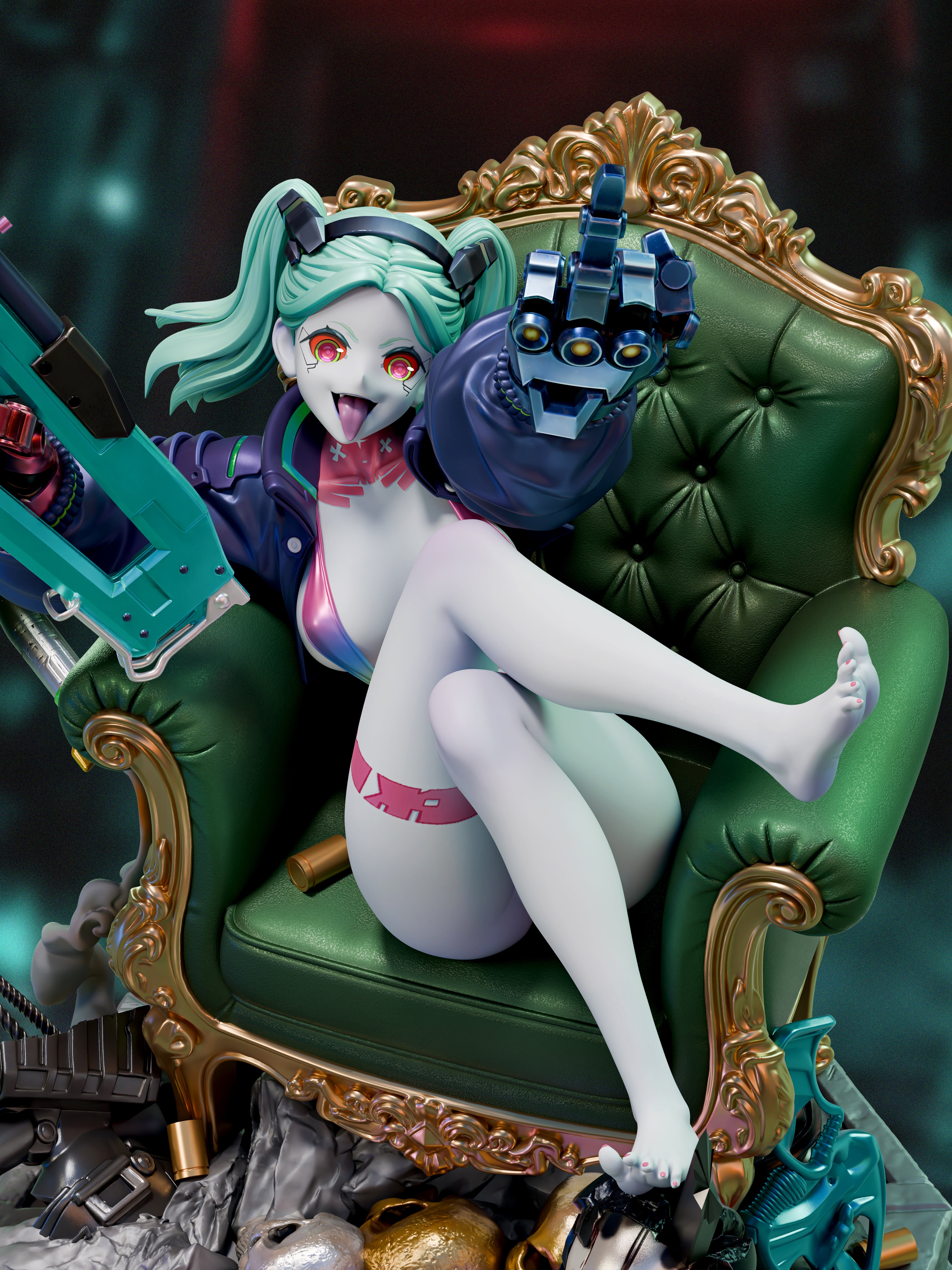 *Pre-Order* REFLECTION Studio Cyberpunk: Edgerunners Rebecca Resin Statue
