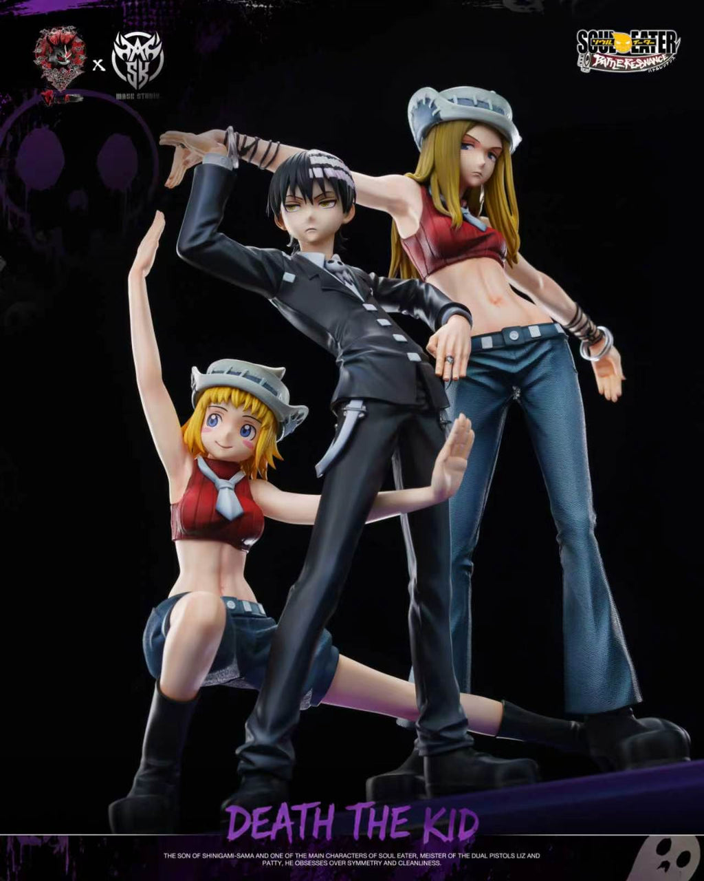 *Pre-order*Weare A Design X Mask Studio Death the Kid-Soul Eater Resin Statue