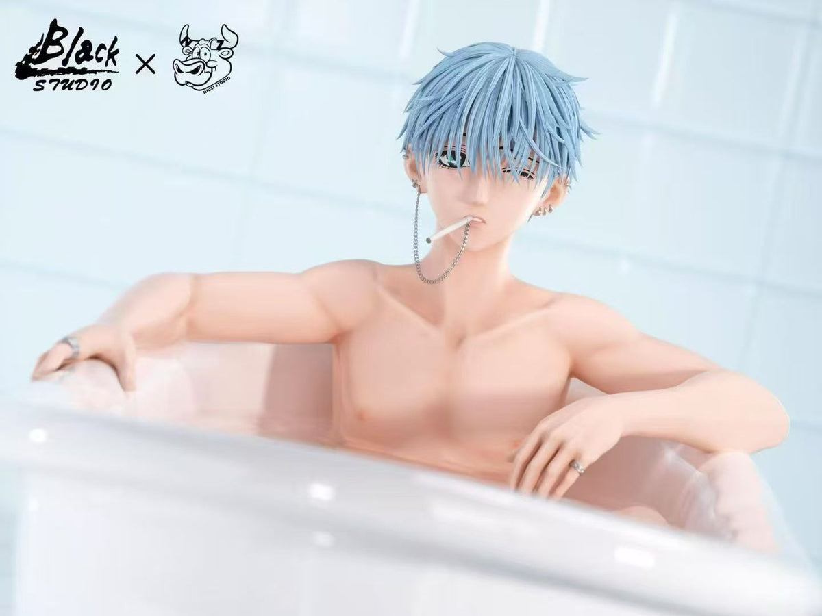 Shinichi Okazaki Bathtub 1/6 PU Statue – BLACK Studio × NIUZI Studio - NANA