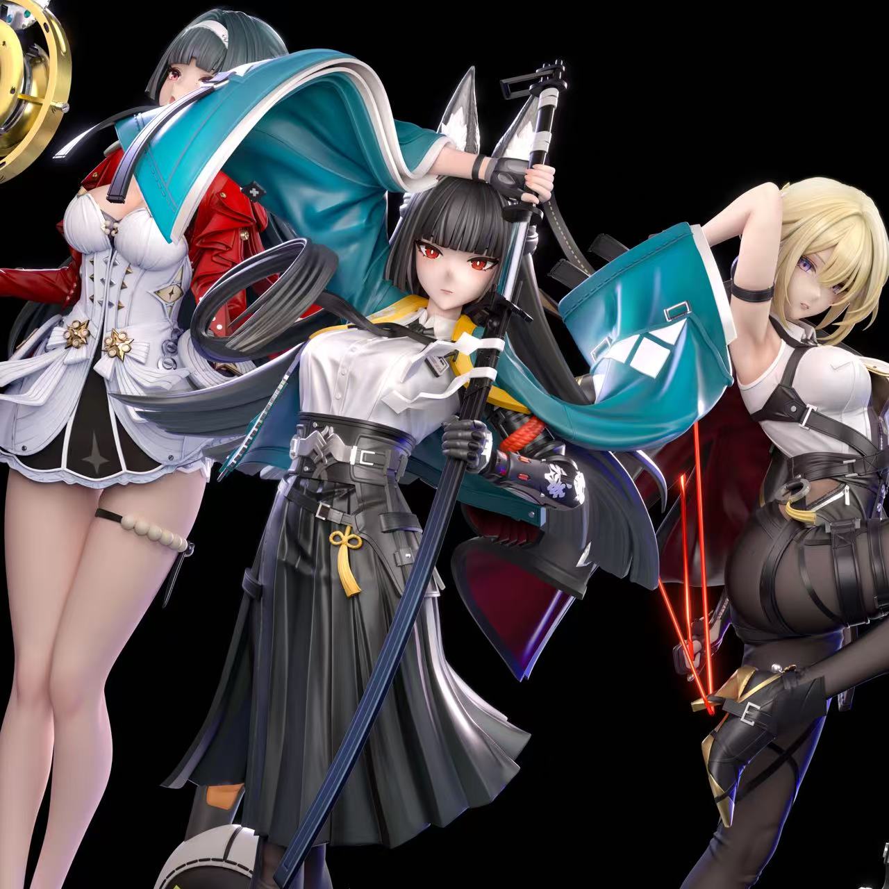 *Pre-order * Hajimi Studio Zenless Zone Zero Hoshimi Astra Yao X Hoshimi Miyabi X Evelyn Chevalier Resin Statue