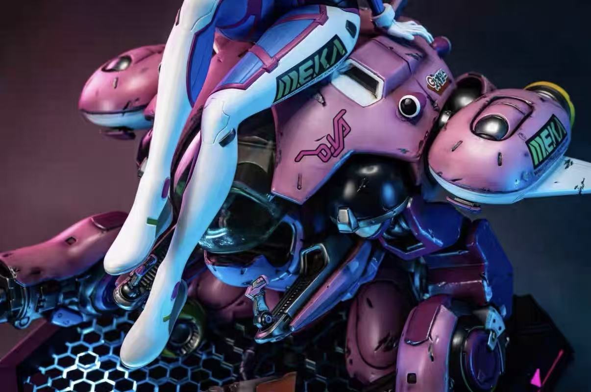 Model Kinetic Energy Studio overwatch D.va Resin Statue