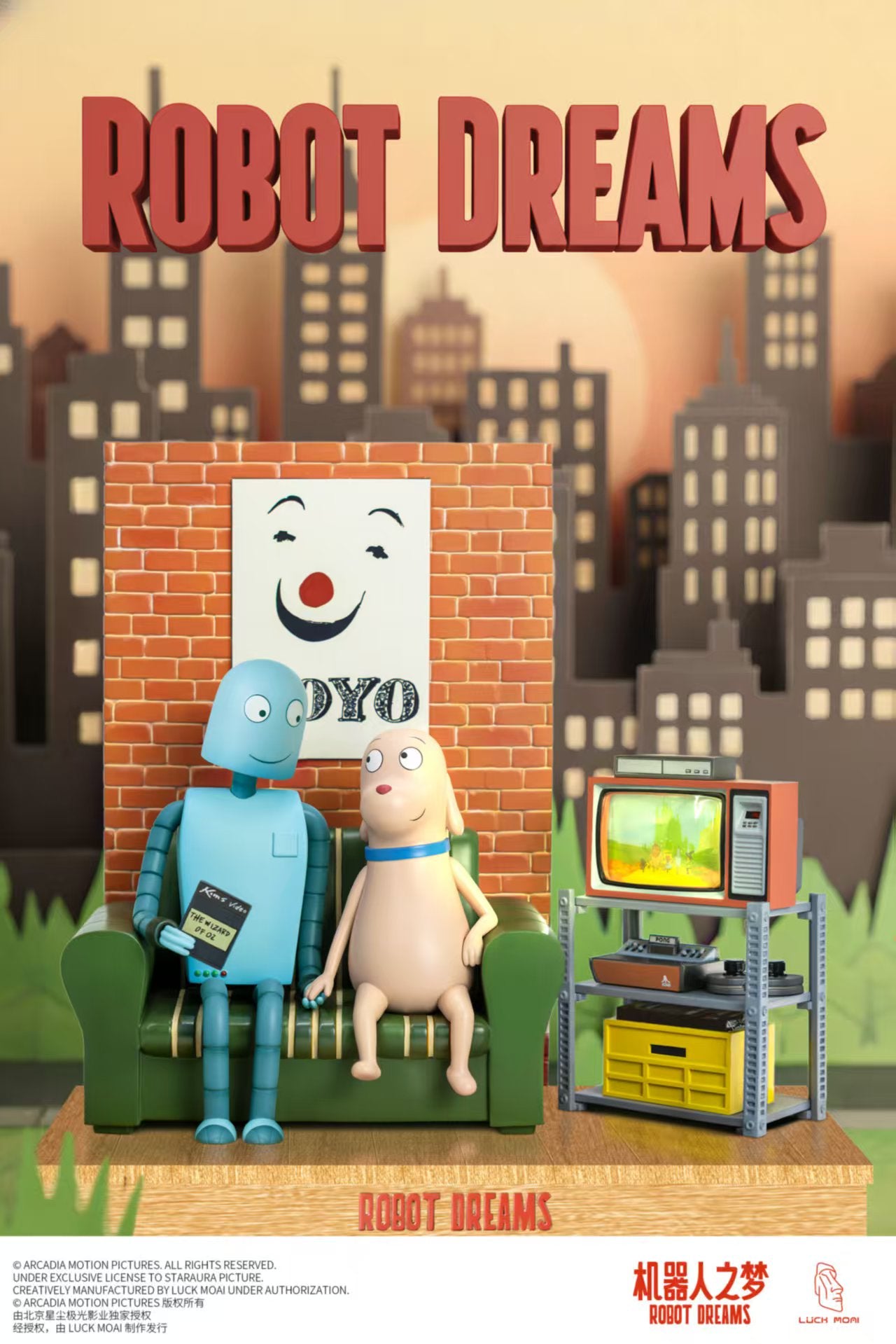 *Pre-order * LUCK MOAI × Robot Dreams Official Licensed Figure