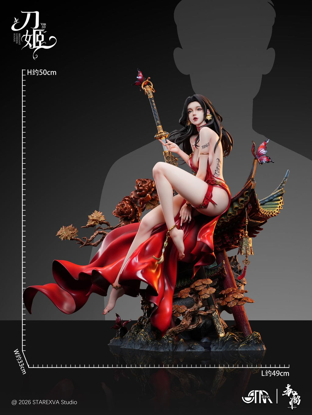*Pre-order* STAREXVA Studio Licensed BGS 1/4 Scale Statue Series: Sword Princess 2.0 Resin Statue