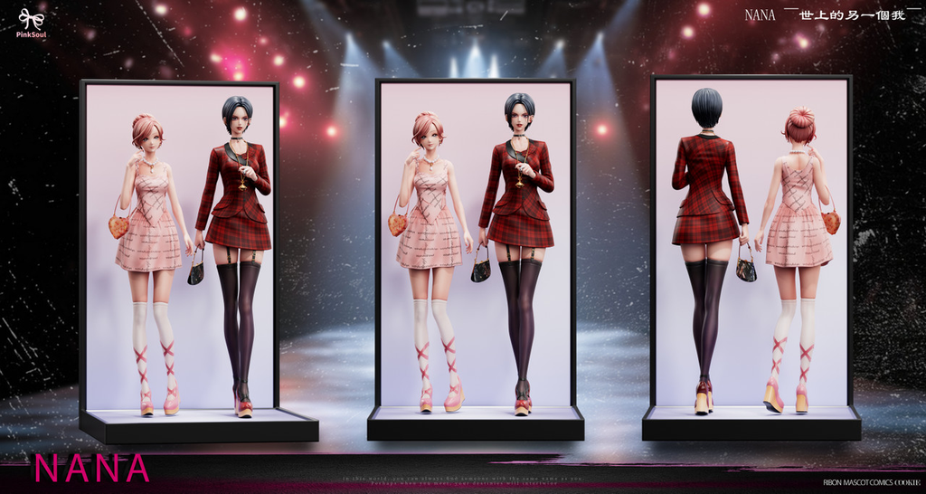 * Pre-order * Pinksoul Studio NANA Komatsu Nana & Osaki Nana Resin Statue