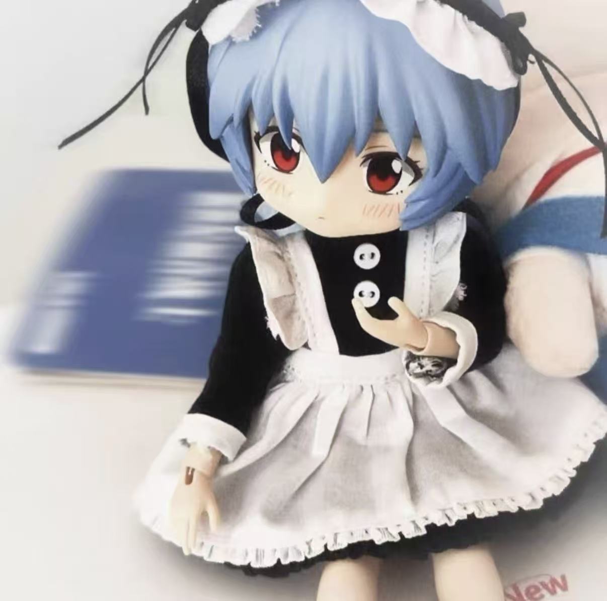 Evangelion 1/12 Ayanami Rei＆Asuka Langley action bjd dolls