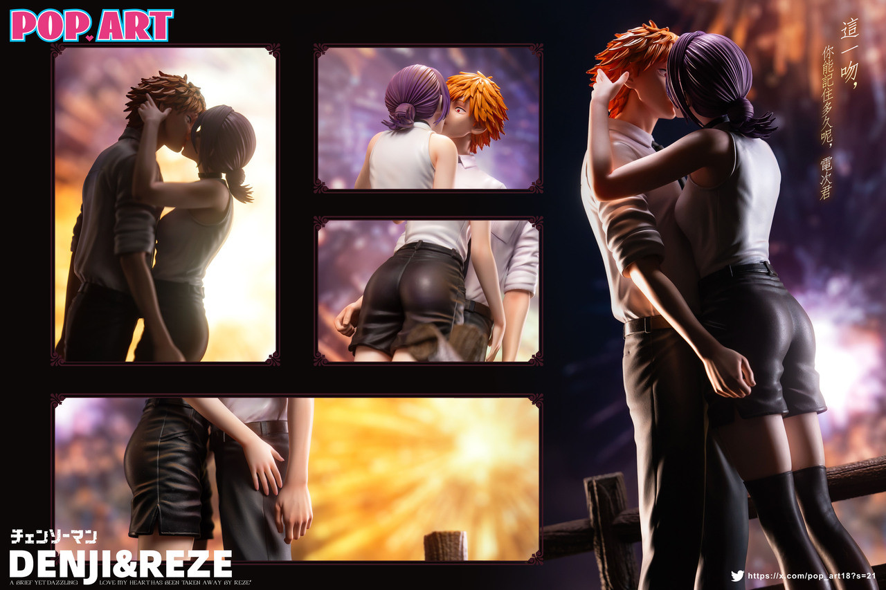 *Pre-order * POP.ART Studio Chainsaw Man Reze＆Denji Resin Statue