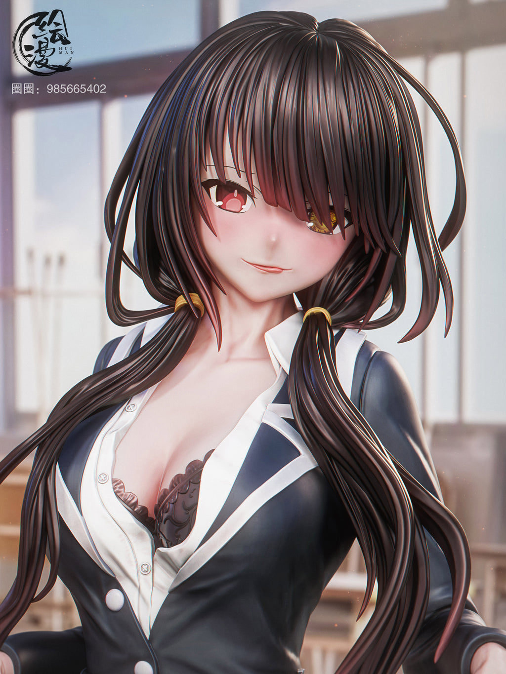 *Pre-order * Hui Man Studio Date A Live Tokisaki Kurumi School Uniform Resin Statue