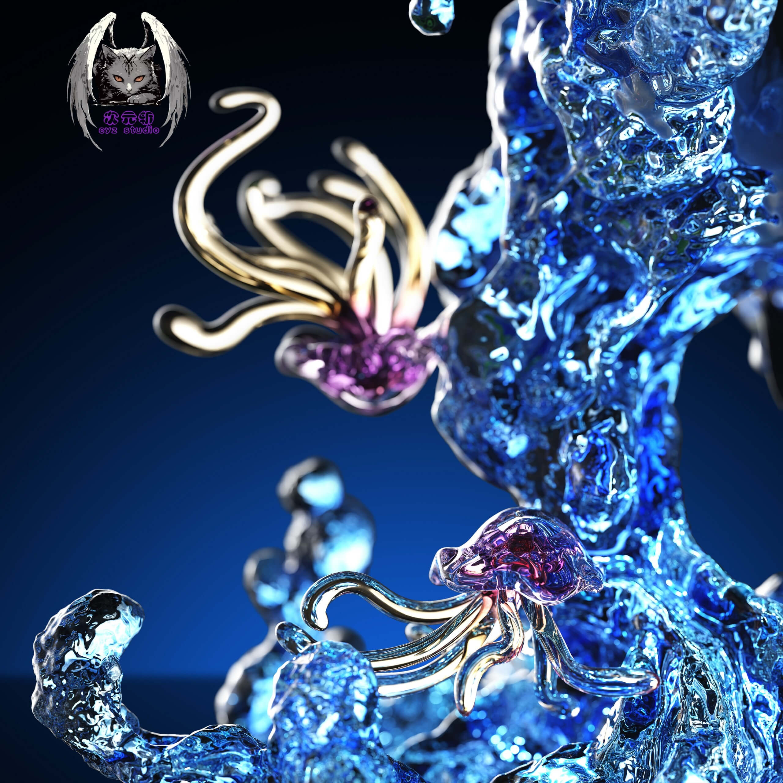 *Pre-order* CYZ Studio Drowning C.C. / 2B Resin Statue