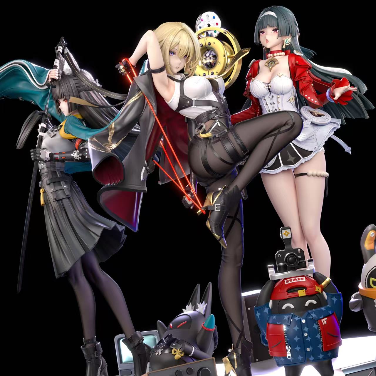 *Pre-order * Hajimi Studio Zenless Zone Zero Hoshimi Astra Yao X Hoshimi Miyabi X Evelyn Chevalier Resin Statue