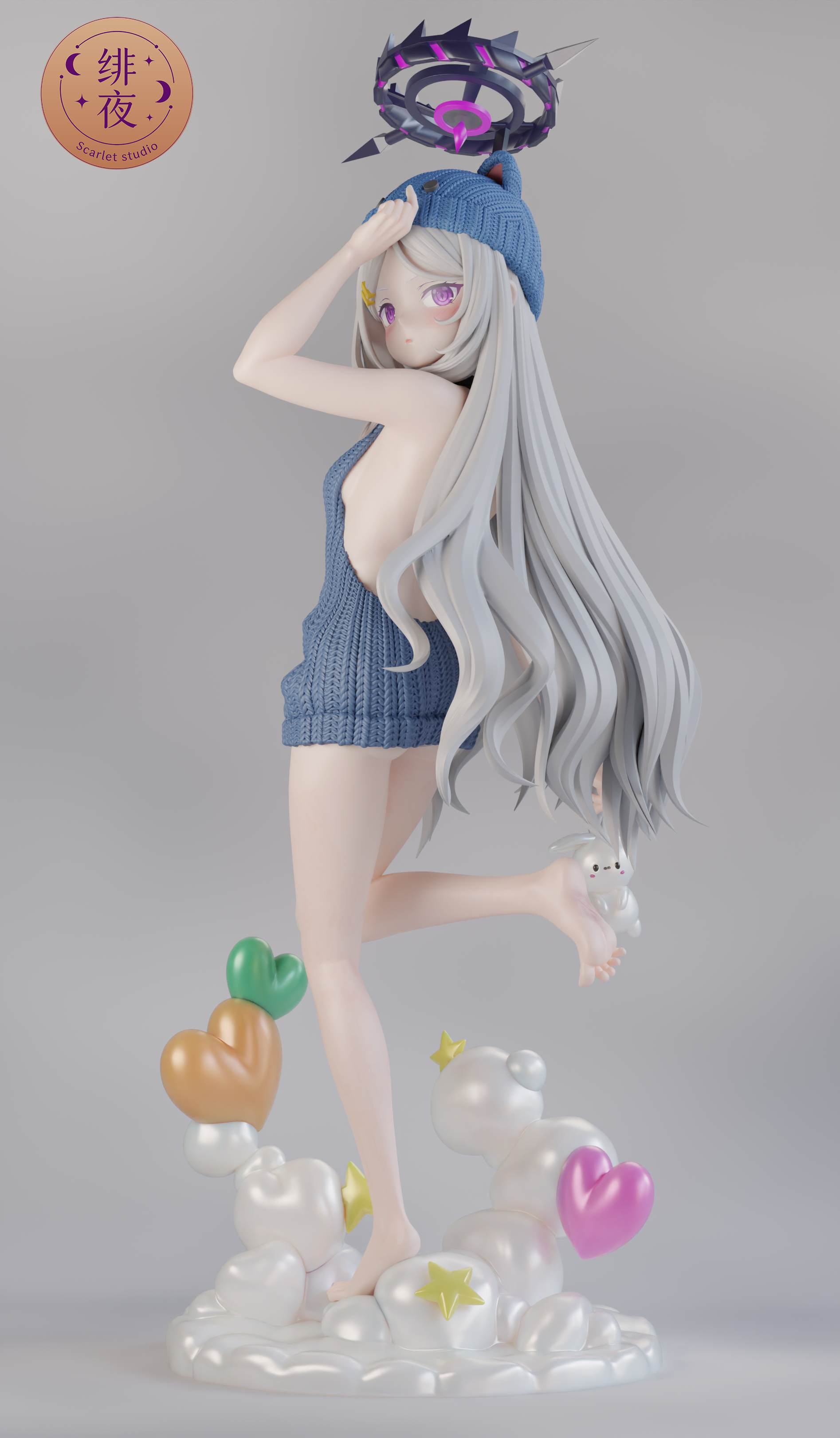 *Pre-Order* Scarlet Studio Blue Archive Sweater Sorasaki Hina Resin Statue