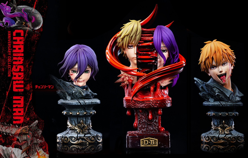 *Pre-order * Bigfeeler Studio Chainsaw Man Denji＆Reze Resin Statue