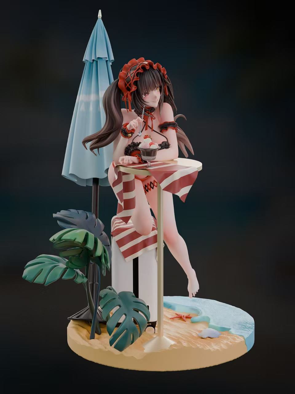 *Pre-order * Yaomengmeng Studio Date A Live bikini Kurumi Tokisaki Resin Statue