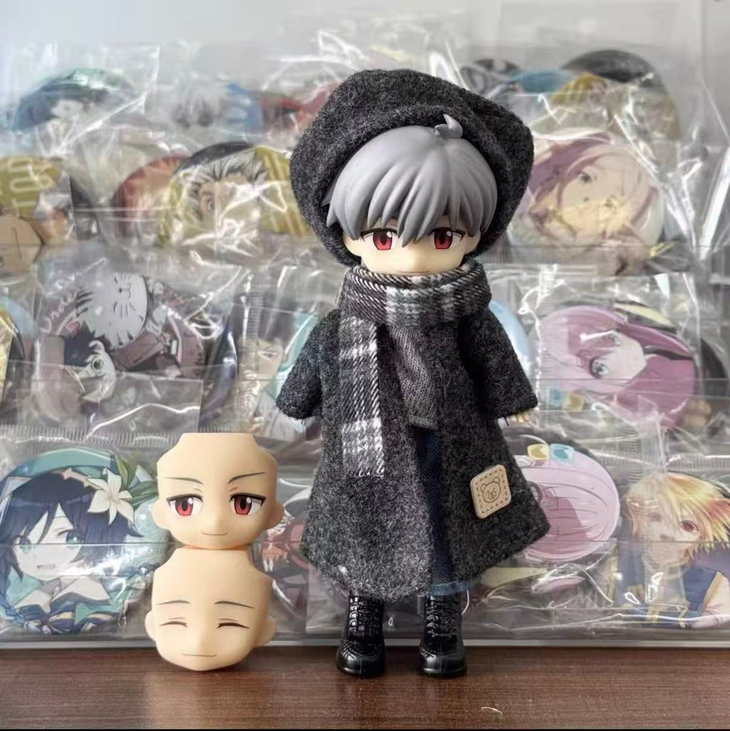 Evangelion 1/12 Nagisa Kaworu&Ikari Shinji action bjd dolls