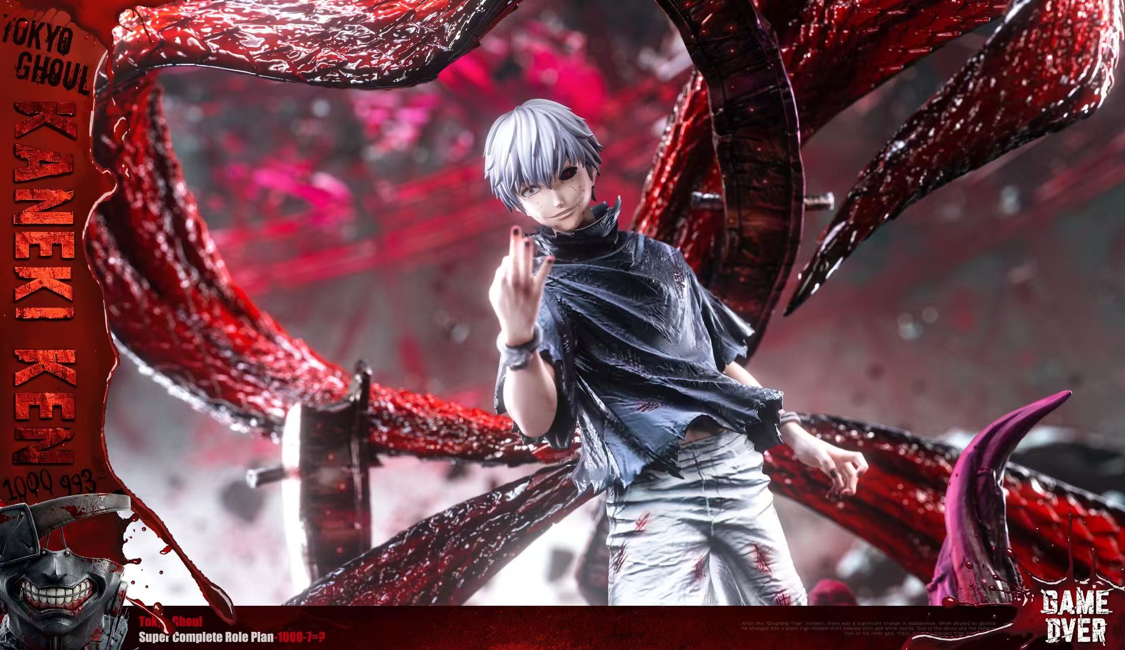*Pre-order * Game Over Studio Tokyo Ghoul Ken Kaneki Resin Statue