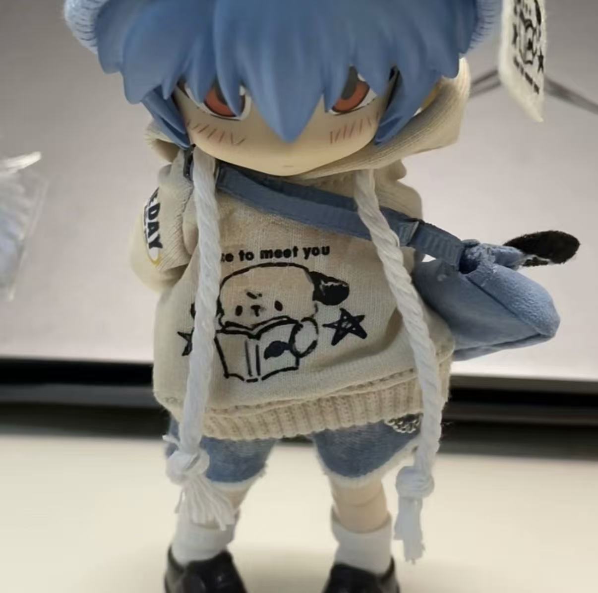 Evangelion 1/12 Ayanami Rei＆Asuka Langley action bjd dolls