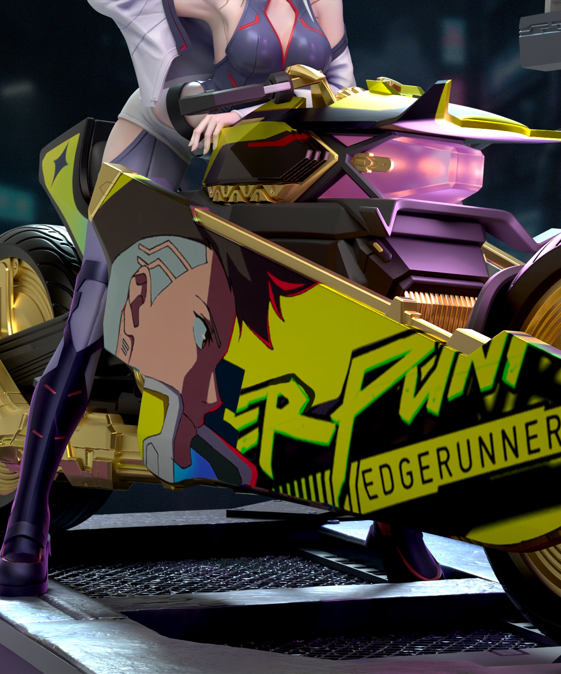*Pre-Order* QIAN Ben Ying Studio Cyberpunk: Edgerunners Lucyna Kushinada Resin Statue