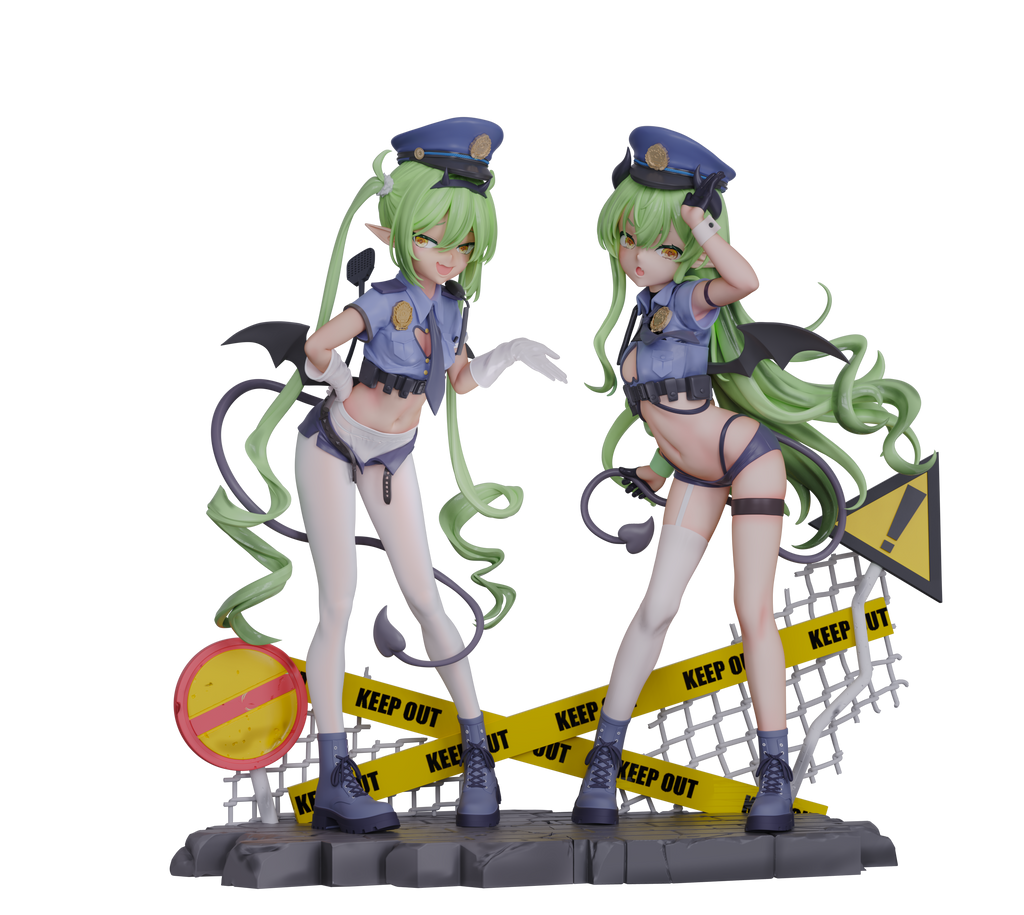 *Pre-order * Miwu Studio Blue Archive Tachibana Nozomi & Hikari Resin Statue