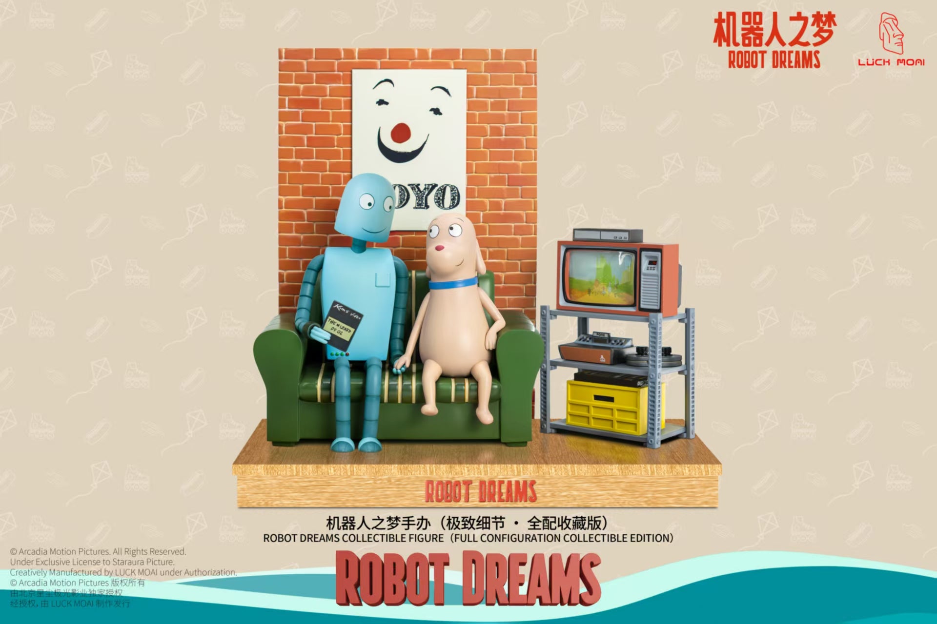 *Pre-order * LUCK MOAI × Robot Dreams Official Licensed Figure