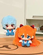 Evangelion Ayanami Rei＆Asuka Langley Chibi Plushies