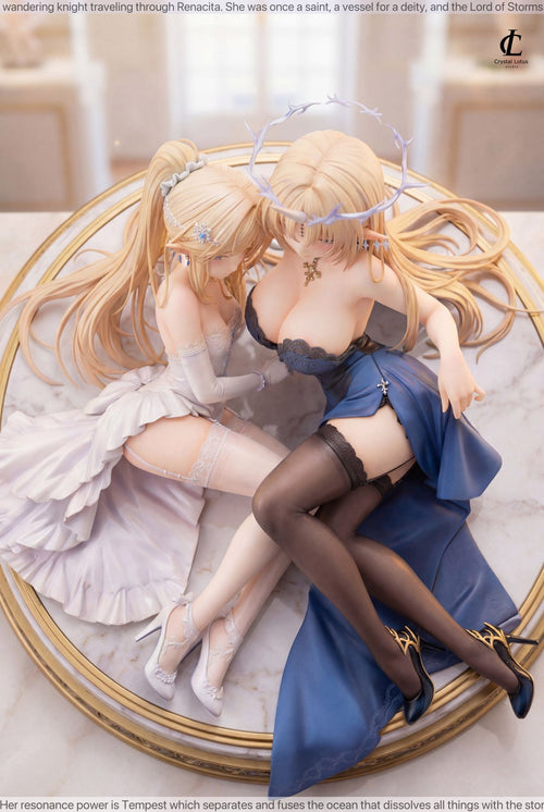 *Pre-order * Crystal Louts Studio Wuthering Waves Cartethyia＆Fleurdelys Resin Statue