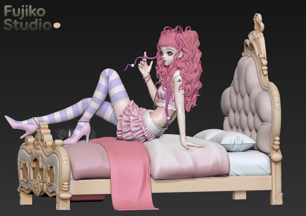 Miwako statue side angle render