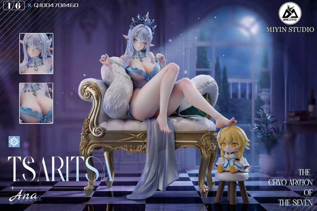 Miyin Studio Cryo Archon Tsaritsa 1/6 full statue with preorder bonus