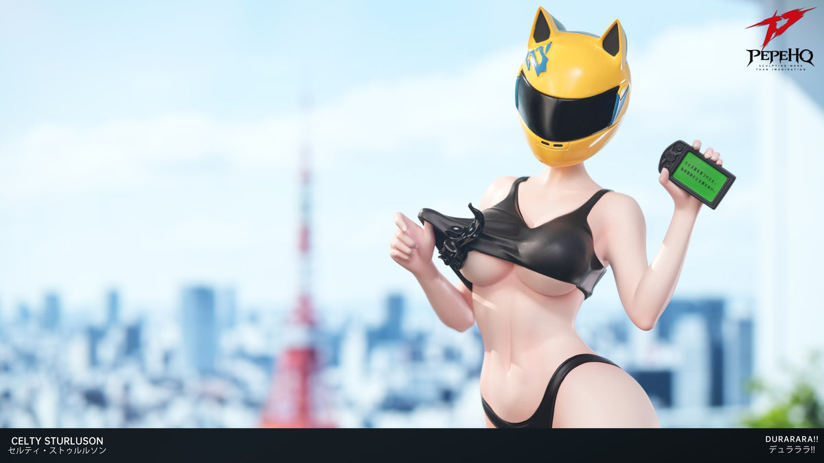 Celty Sturluson helmet display detail