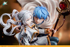 Frieren and Himmel statue close-up
