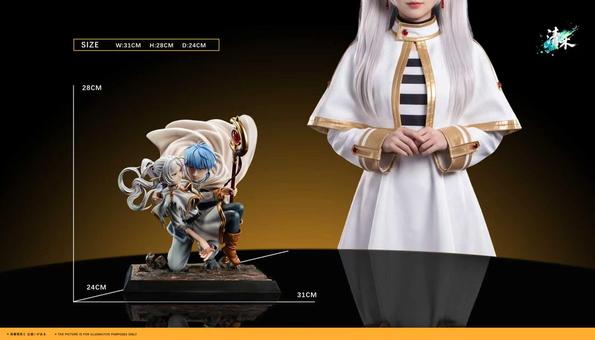 Frieren and Himmel statue dimensions